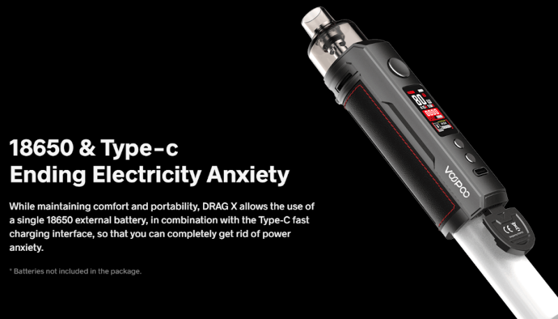 Preview: Voopoo Drag X 80W Pod System Starter Kit